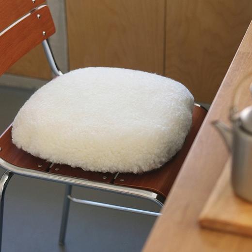 澳洲羊毛坐垫ins风 秋冬毛绒椅垫客厅飘窗蒲团垫沙发垫子 商品图0