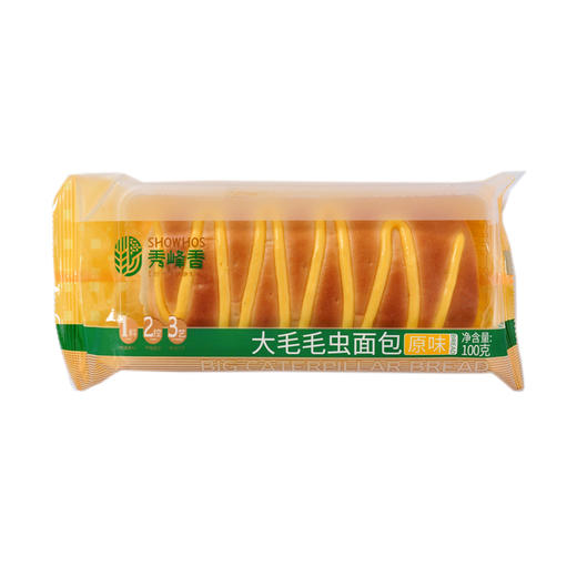 秀峰香大毛毛虫面包原味100g 商品图0