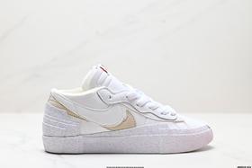 耐克Sacai x Nike Blazer经典休闲运动板鞋DM6443-100男女鞋
