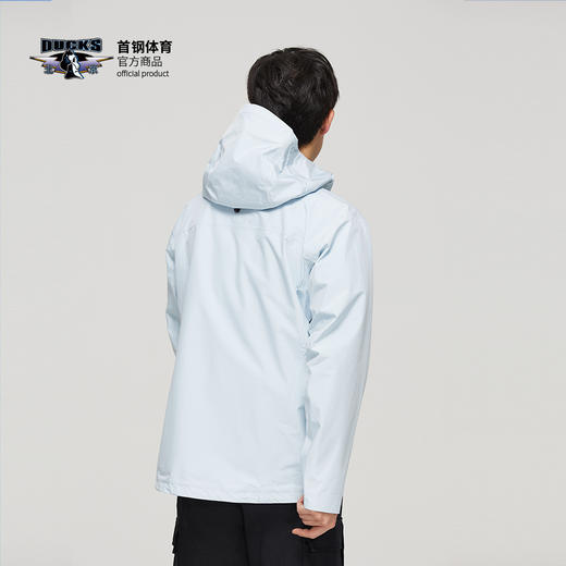 【官方正版】北京首钢篮球俱乐部 | 浅蓝冲锋衣防风防雨夹克 商品图4