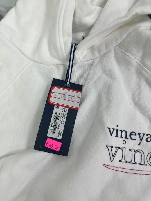 瑕疵Vineyard Vines/鲸鱼 男士春秋款印花袋鼠兜内加绒连帽卫衣 商品图3