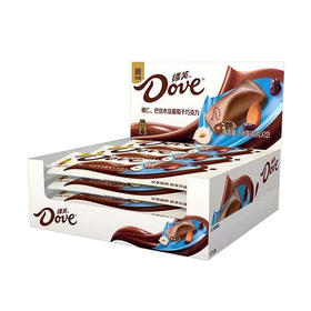 德芙丝滑榛仁巴旦木及葡萄干巧克力43g*12条