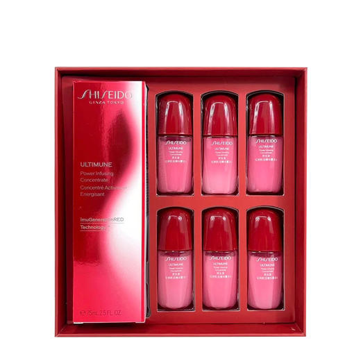 严选 | SHISEIDO/资生堂第三代红腰子精华75ml+红腰子精华10ml*6 商品图1