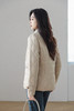 【Burberry带标系列】火桐hooton 经典菱格修身绗缝棉服夹克YT219 商品缩略图2