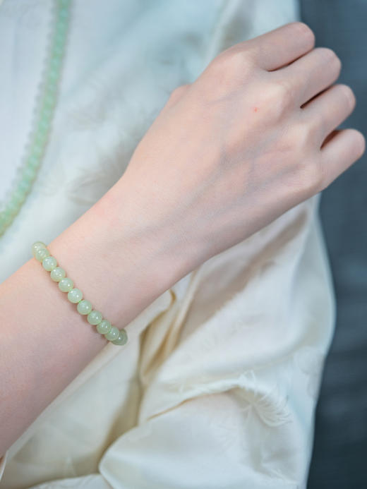 【福利款】和田玉珠串（手链）一条30颗 | 长18【福利款不参与任何活动】 商品图5