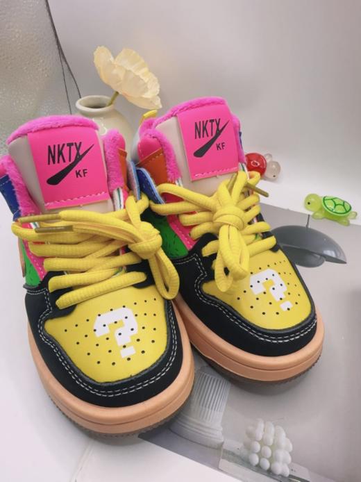 ✨ 【岁愿圣诞限定撞色拼接炫彩中帮休闲鞋SY-X646】😎欢乐童年，岁愿相伴 🌸岁愿潮流童鞋属于岁愿💥品牌童鞋家族潮童板块童鞋 商品图4