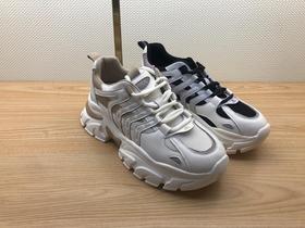 豪行22382752网布休闲运动鞋时尚平底女单鞋
