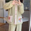 【冬日寒意！珊瑚绒睡衣将守护您一夜。】新款珊瑚绒睡衣冬季女款加绒加厚法兰绒秋冬款家居服卡通套装。ry 商品缩略图0
