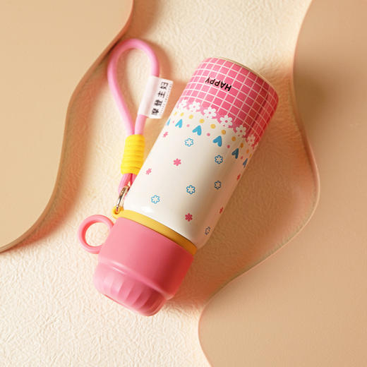 摩登主妇儿童保温杯学生上学专用吸管杯高颜值杯子女2024新款水杯 商品图2