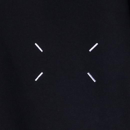 WY728秋冬新款男士假两件翻领纯色创意刺绣设计日系风格宽松百搭上衣 商品图4