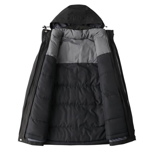 【可拆卸棉衣内胆】【新款DK】大依优型大码三合一户外衣两件套外套可脱卸帽冲锋衣男宽松加肥加大码上衣夹克户外 商品图6