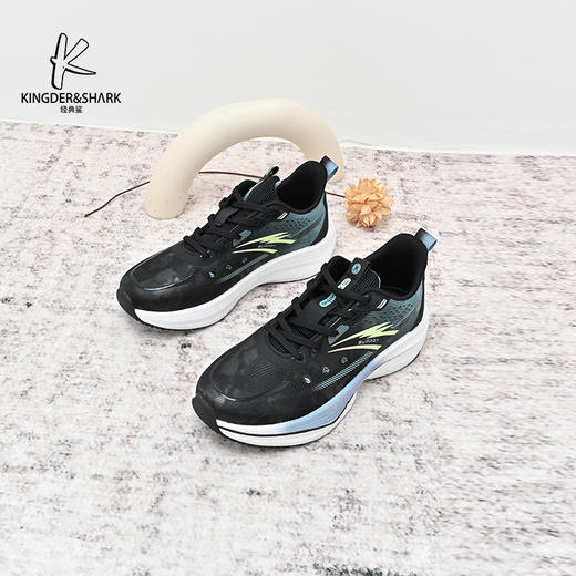 经典鲨2024年秋季新款男士韩版潮流时尚拼色跑步休闲鞋KF09-D33121 商品图4