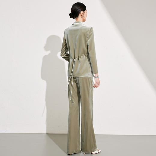 新中式西装套装女2026新款秋冬丝绒职业装 商品图10