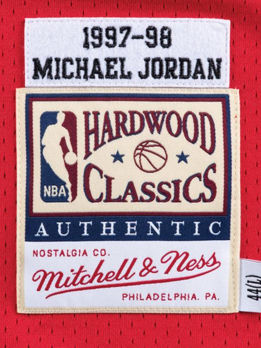 Mitchell&Ness 芝加哥公牛 迈克尔乔丹 97-98赛季 Authentic球衣（非亲签） 商品图4