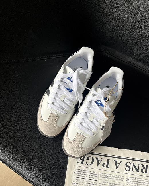 现货 THS 11.25-无 阿·迪家 情侣款 简约轻便德训鞋 samba系列经典板鞋 2色 QZ099 商品图7