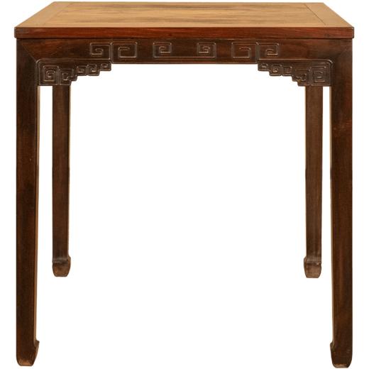 清 红木回纹四面平方桌 商品图5