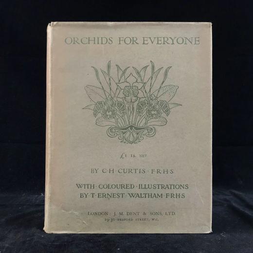 1910年 兰花图集 约百幅插图 精装16开 商品图0