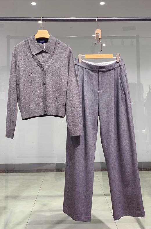 灰色时尚阔腿裤 商品图1