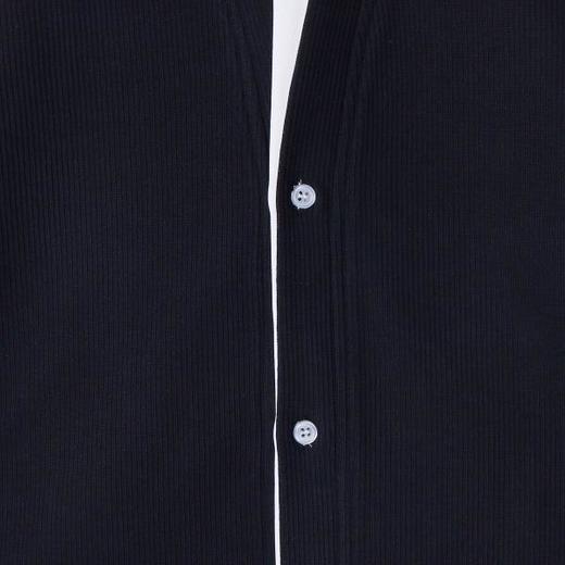 61208叠穿学院风拼接假两件衬衫男上衣韩系开衫衬衣休闲百搭外套 商品图2