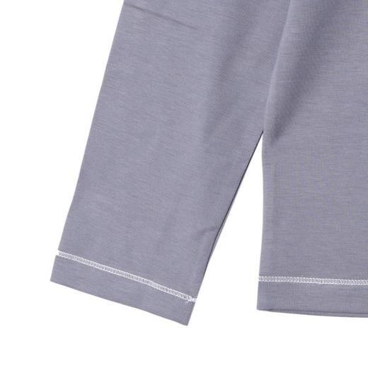 秋冬新款男士圆领纯色明线倒三角时尚韩版商务风宽松打底时尚卫衣 商品图5