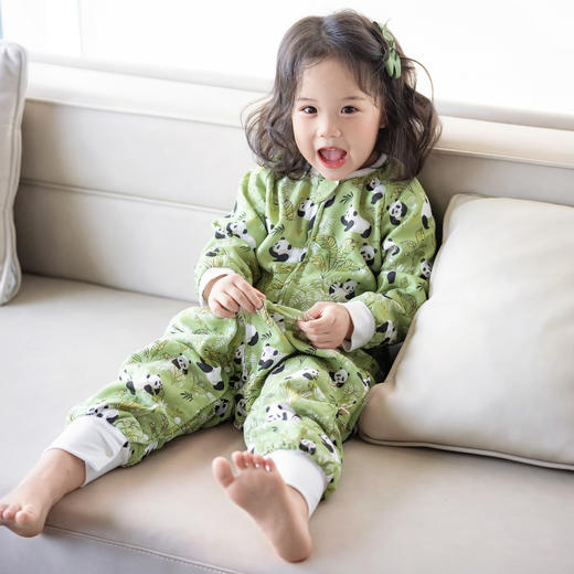 【云优选】BabyStormi宝宝 四层/六层 睡袋竹纤维纱布睡衣家居春秋男女童分腿防踢被（周六日不发货） 商品图9