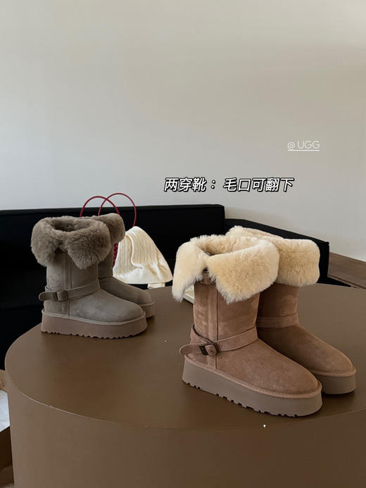 油叽叽骑士靴雪地靴 商品图1