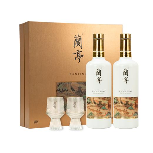 会稽山官旗  绍兴黄酒国潮兰亭黄酒500mL*2高档20年礼盒绍兴特产花雕酒 商品图5