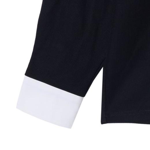 61208叠穿学院风拼接假两件衬衫男上衣韩系开衫衬衣休闲百搭外套 商品图3