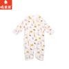 棉果果春季新品商场同款男童女童莫代尔哈衣爬服蝴蝶连体衣M101726425004 商品缩略图1