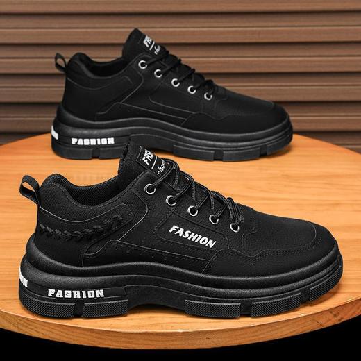 秋冬新款干活劳保鞋工作上班防滑耐磨休闲马丁靴舒适休闲男鞋 商品图4