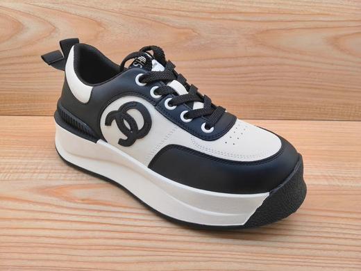 豪行舒适休闲女鞋22309292时尚平底系带厚底潮鞋 商品图1