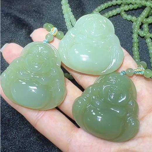 和田玉佛公吊坠约46*46mm 商品图0