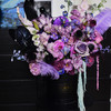 《星光璀璨》黑紫色千金风郁金香重瓣百合剑兰高级感紫色抱抱桶（需提前一天预定） 商品缩略图10
