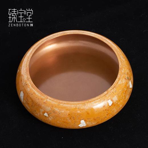 臻宝堂壶承大漆圆形干泡台纯手工金鱼养壶蓄水小茶盘高端茶具配件金波游鱼壶承 商品图1