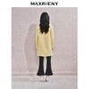 MAXRIENY精致优雅感绵羊毛大衣女24秋新款翻毛领盘扣廓形气质外套(货号:MF85CT751) 商品缩略图2