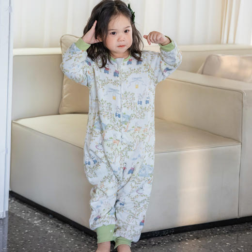 【云优选】BabyStormi宝宝 四层/六层 睡袋竹纤维纱布睡衣家居春秋男女童分腿防踢被（周六日不发货） 商品图12