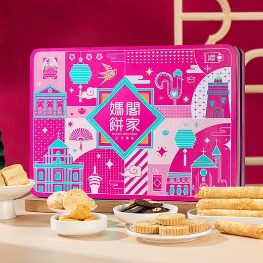 妈阁六福临门（糕点饼干礼盒）396g-XL 商品图3