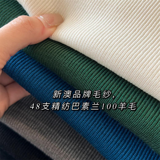 可机洗无缝一体新澳打底毛衣！2024新款100超细羊毛半高领内搭针织衫女秋冬！ 商品图2