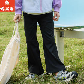 棉果果春季新品商场同款女童微喇针织长裤M122200225108