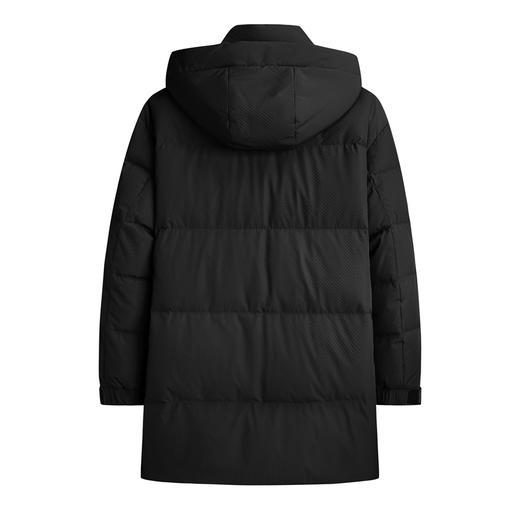 【可拆卸帽】【新款DSF】大依优型大码中长款鸭绒羽绒服外套休闲胖子大码男休闲宽松加肥加大上衣男士 商品图3