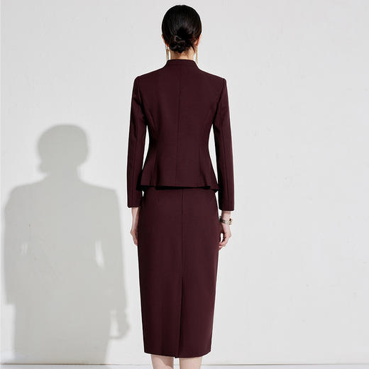 安可拉红西装套装女2026冬职业装 商品图6