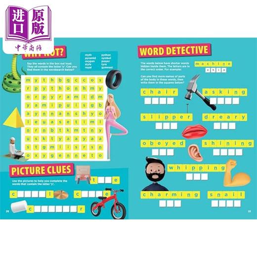 预售 【中商原版】SCRABBLE™ Junior Spelling Activity Book Age 7-8 柯林斯少儿拼写活动书 7-8岁  英文学习 港台原版  商品图3