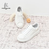 经典鲨2024年秋季新款白色百搭男士平底系带休闲小白鞋KW250-D33091 商品缩略图2