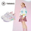 泰兰尼斯春季儿童鞋新款女童闪灯鞋宝宝软底防滑户外运动休闲板鞋 T02X5A5964 商品缩略图1