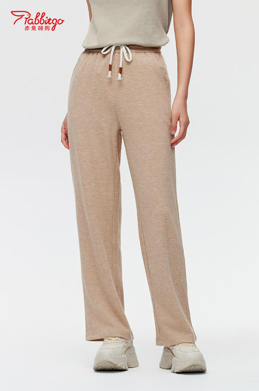 赤兔嗨购休闲针织裤女2024年秋冬新款 商品图1
