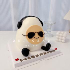 加高水煮蛋卡通蛋糕-低糖无添加