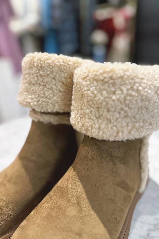 【门店同款】ENJOY冬季洋气绒面两穿中筒靴 159870956 商品图3