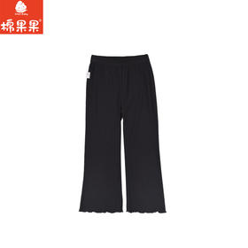 棉果果夏季新品商场同款女童微喇针织长裤M122200225109