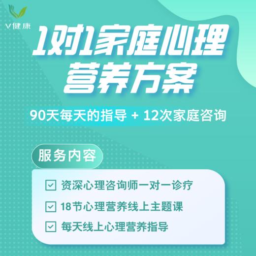 【V健康】1对1家庭心理营养方案 商品图0