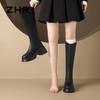 ZHR厚底超细长筒靴女2024新款气质百搭瘦瘦靴显瘦骑士靴洋气女靴 商品缩略图6